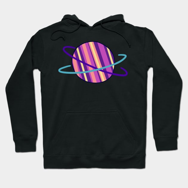 Two Ringed Planet Hoodie by saradaboru